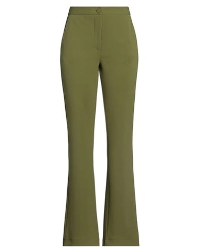 Dixie Woman Pants Sage Green Size L Polyester, Elastane