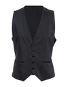 Giorgio Armani Man Tailored Vest Midnight Blue Size 40 Silk, Polyamide