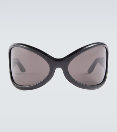 Acne Studios Frame Oversized Sunglasses In Black