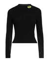 Barrow Logo Cropped Top Striped Bands In Black