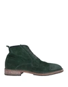 Moma Man Ankle Boots Dark Green Size 13 Soft Leather