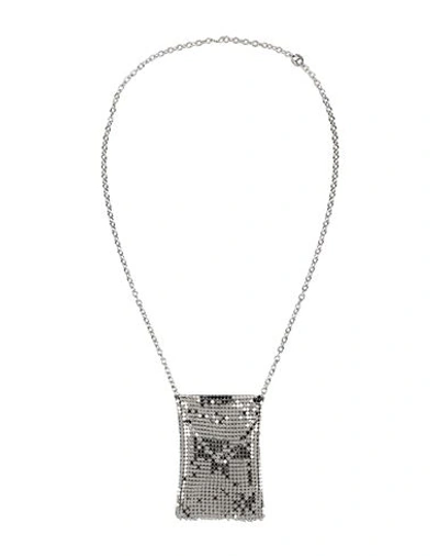 Rabanne Paco  Woman Necklace Silver Size - Brass