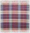 BURBERRY CHECK WOOL AND CASHMERE THROW