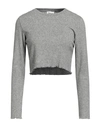 Berna Woman Sweater Grey Size L Viscose, Polyamide, Polyester In Grey