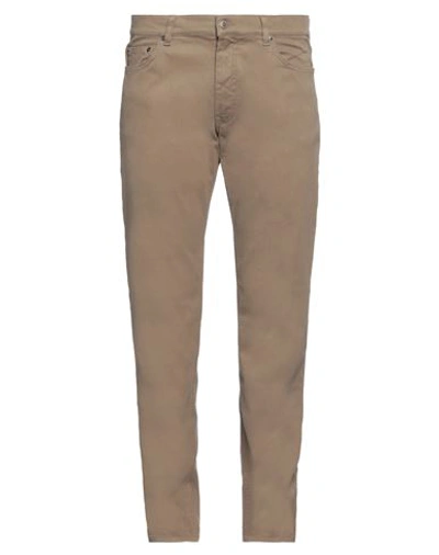 Harmont & Blaine Man Pants Brown Size 38 Cotton, Elastane In Brown