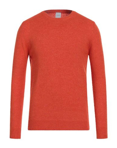 Stilosophy Man Sweater Orange Size Xxl Acrylic, Polyamide, Wool, Viscose