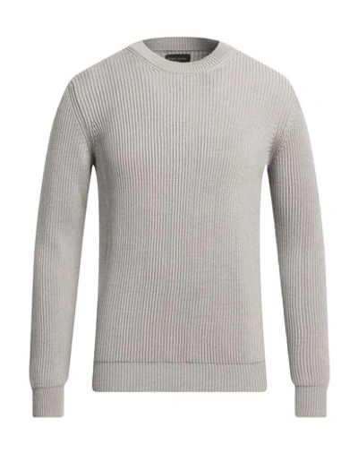 Roberto Collina Man Sweater Grey Size 40 Merino Wool