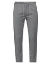 Daniele Alessandrini Homme Man Pants Grey Size 32 Polyester, Viscose, Elastane