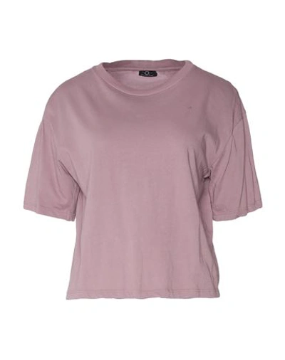 No.w No. W Woman T-shirt Pastel Pink Size L Cotton