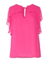 Camilla  Milano Camilla Milano Woman Blouse Fuchsia Size 8 Polyester In Pink