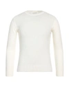 Berna Man Sweater Cream Size S Acrylic, Polyamide, Polyester, Wool, Viscose In White