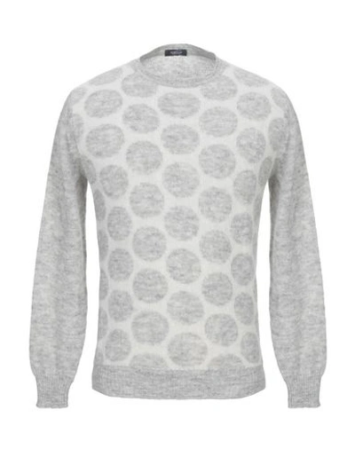 Rossopuro Man Sweater Light Grey Size 3 Alpaca Wool, Polyamide, Merino Wool