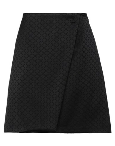 Maria Vittoria Paolillo Mvp Woman Mini Skirt Black Size 6 Viscose, Elastane
