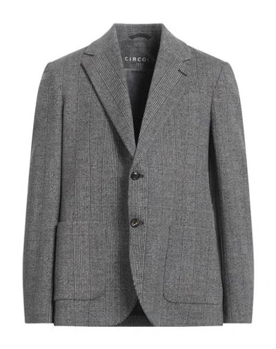Circolo 1901 Man Blazer Grey Size 46 Cotton, Elastane