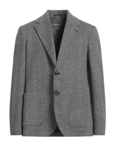 Circolo 1901 Man Blazer Grey Size 44 Cotton, Elastane