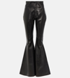 ALAÏA ALAÏA FLARED LEATHER PANTS