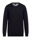 Hugo Boss Boss  Man Sweater Dark Purple Size Xxl Virgin Wool