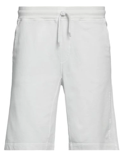 C.P. COMPANY C. P. COMPANY MAN SHORTS & BERMUDA SHORTS LIGHT GREY SIZE XXL COTTON