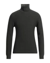 Alpha Studio Man Turtleneck Dark Green Size 44 Merino Wool