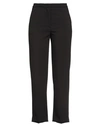 Merci .., Woman Pants Black Size 8 Polyester, Viscose, Elastane