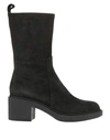Gianvito Rossi Woman Ankle Boots Black Size 9 Soft Leather In Black