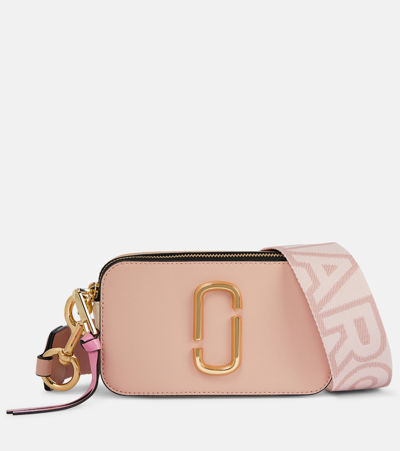 Marc Jacobs The Snapshot Leather Camera Bag In Pink