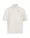A-cold-wall* Man Polo Shirt Ivory Size 36 Polyamide In White