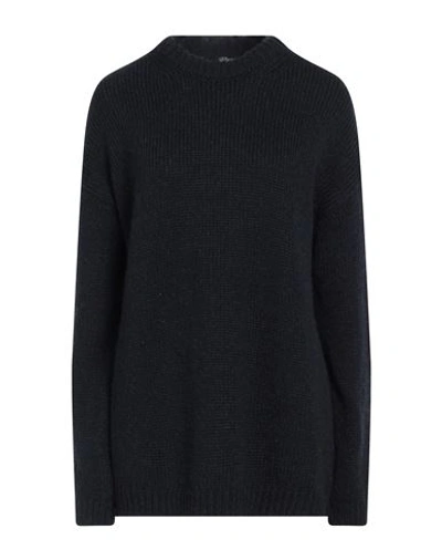 Aragona Woman Sweater Midnight Blue Size 8 Alpaca Wool, Wool, Polyamide In Blue