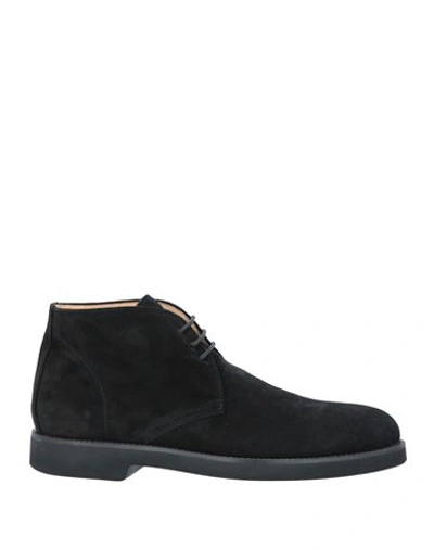 Exton Man Ankle Boots Black Size 12 Soft Leather
