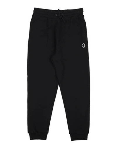 Marcelo Burlon County Of Milan Kids' Marcelo Burlon Toddler Girl Pants Black Size 6 Cotton, Polyester, Elastane