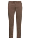 0/zero Construction Man Pants Camel Size 40 Cotton, Elastane In Beige