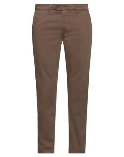 0/zero Construction Man Pants Camel Size 40 Cotton, Elastane In Beige