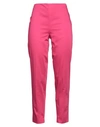 Clips More Woman Pants Fuchsia Size 4 Cotton, Elastane In Pink