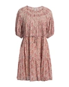 Ba&sh Ba & Sh Woman Mini Dress Pink Size 1 Cotton, Viscose, Polyester