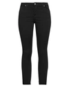 Please Woman Pants Black Size L Cotton, Polyester, Elastane