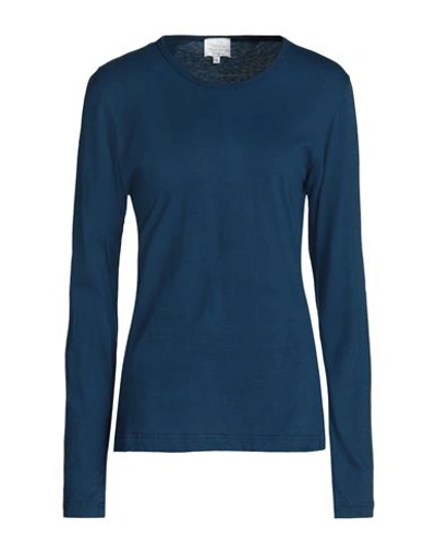 Vivienne Westwood Woman T-shirt Navy Blue Size S Cotton