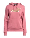 Puma Woman Sweatshirt Pastel Pink Size Xs Cotton, Polyester, Elastane