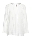 Manila Grace Woman Blouse Ivory Size 6 Viscose In White