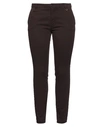 Mason's Woman Pants Brown Size 10 Cotton, Lyocell, Elastane