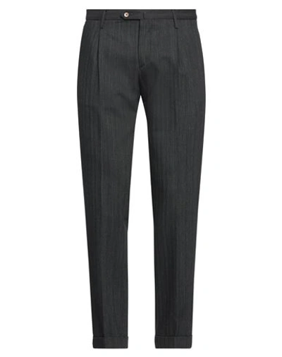 Briglia 1949 Man Pants Black Size 34 Virgin Wool, Cotton