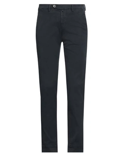 B Settecento Man Pants Black Size 30 Cotton, Linen, Elastane