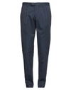 Devore Incipit Man Pants Navy Blue Size 38 Cotton, Elastane