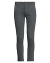 Yan Simmon Man Pants Grey Size 28 Cotton, Elastane In Grey