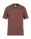 Sseinse Man T-shirt Brown Size Xxl Cotton