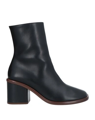 Chloé Woman Ankle Boots Black Size 8 Soft Leather