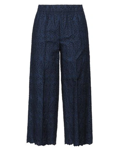 P.a.r.o.s.h P. A.r. O.s. H. Woman Pants Midnight Blue Size S Cotton