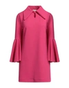 Dixie Woman Mini Dress Fuchsia Size M Polyester, Elastane In Pink