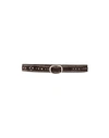 Campomaggi Woman Belt Dark Brown Size 43.5 Soft Leather
