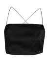 Nineminutes Woman Top Black Size 8 Polyester, Elastane In Black
