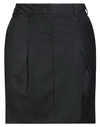 Hanita Woman Mini Skirt Charcoal Size 10 Polyester, Viscose, Elastane In Grey